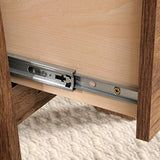 Sauder Trestle Executive Trestle Desk, Vintage Oak finish Sauder