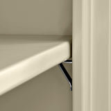 Sandusky Lee TAWR462472-07 Transport Series Mobile Wardrobe Storage Cabinet with Wheels and Adjustable Shelf, 24" Depth x 46" Width x 73" Height, Putty Sandusky