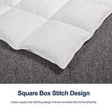 ACCURATEX Duvet Insert Queen Comforter - 400GSM Fluffy Down Alternative Fill Hotel Collection Heavyweight Comforter, Warm Thick Duvet for Fall Winter, 8 Corner Tabs - Machine Washable,White,90x90 ACCURATEX