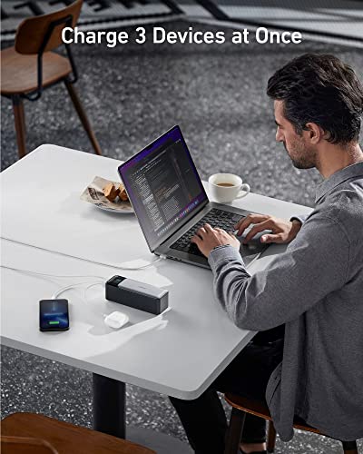 Anker 737 Power Bank, 24,000mAh 3-Port Laptop Portable Charger with 140W Output, Smart Digital Display, Compatible with iPhone 16/15/14/13 Series, Vision Pro, Samsung, MacBook, Dell, AirPods, and More Anker