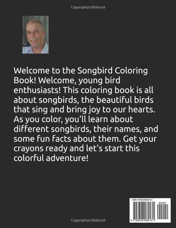 Songbird Coloring Book for Children Majosta