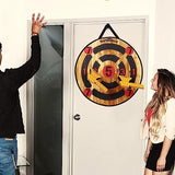 WIn SPORTS Toy Foam Axe Throwing Game - Indoor Outdoor Target Game,Includes Two Foam Axes, One 26” Easy Fold Target and A Carry Bag WIn SPORTS