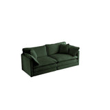 Tmsan 76.7" Deep Seat Loveseat Sofa, Oversized 2 Seater Chenille Sectional Cloud Couch, Modern Large Luxury Love Seat for Living Room Bedroom Apartment Office Tmsan