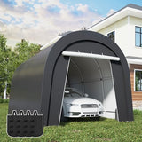 Wisteria Lane Heavy Duty Carport with 4 Cloth Bags, All-Weather Car Canopy with 2 Roll-up Doors, Portable Garage Storage Shelter Shed for Cars, Truck, or Garden Tools, 10' x 15' Wisteria Lane