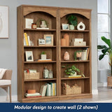 Sauder Miscellaneous Storage Bookcase, Sindoori Mango Finish Sauder