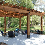 VEVOR 4x4 Post Base 10 Pcs, Inner Size 3.6"x3.6" Post Base Brackets, Heavy Duty Powder-Coated Post Anchor Matte Black Wood Post Brackets for Pavilion Deck Railing Support Deck Base Plate VEVOR