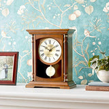 Seiko Baron Mantel Chime Clock,Brown Seiko
