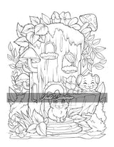 Stress Relief: Adult Coloring Book with Animals, Flowers, Fantasy, and More for Mindfulness and Relaxation WoodArtSupply