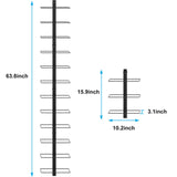 X-cosrack 12 Bottle Wall-Mounted Wine Rack, Detachable Storage Organizer Used as One or Four, DIY Wall Hanging Bottle Holder, for Dining Room, Bar, Wine Cellar X-cosrack