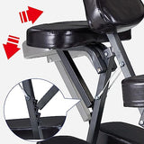 Master Massage Bedford Full Body Portable Massage Chair – Lightweight Folding Tattoo & Salon Chair with Adjustable Height, Face Cradle, Carrying Case (Coffee) Master Massage Equipment