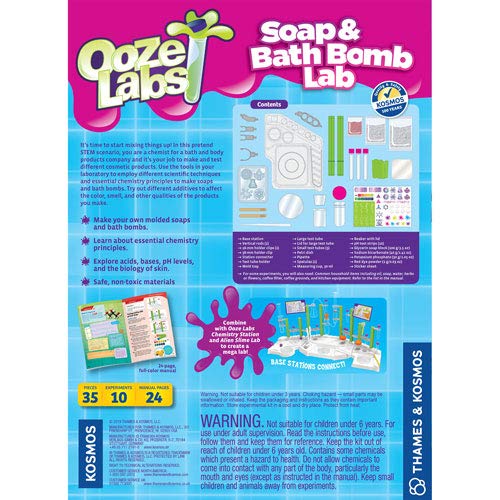 Thames Kosmos Ooze Labs: Soap Bath Bomb OPEN BOX Thames & Kosmos