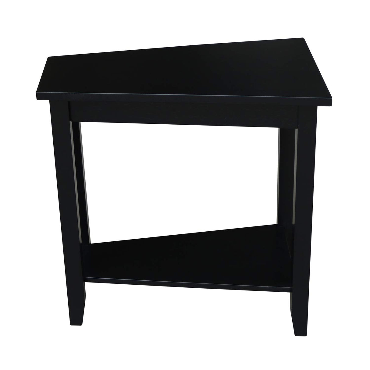 IC International Concepts International Concepts Keystone Accent Table, Black IC International Concepts