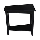 IC International Concepts International Concepts Keystone Accent Table, Black IC International Concepts