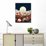 Paint by Numbers Kit for Adults, Cosmos Flower Garden Paint by Numbers, Nature Plant Adults' paint-by-Number Kits, Blossom Flowers Adult Paint by Number Kits, 16X20 Inch Frameless Paint by Numbers TUMOVO