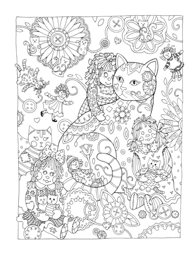 Creative Haven Creative Cats Coloring Book (Adult Coloring Books: Pets)