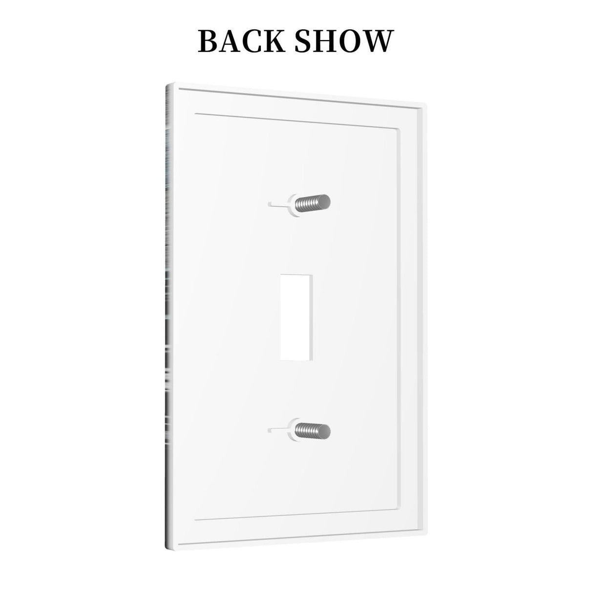 Forest Cabin Deer on Wooden Board Single Toggle Light Switch Covers Decorative Country Farmhouse 1 Gang Wall Plate Rustic Lodge Device Electrical Switchplate Faceplate for Bathroom Bedroom Decor Thsanju