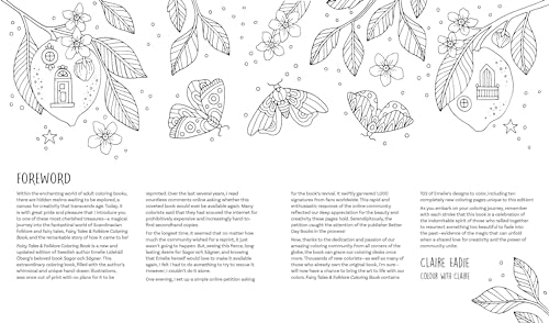 Fairy Tales & Folklore Coloring Book: A Magical Journey Inspired by Scandinavian Fables WoodArtSupply