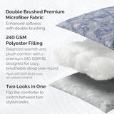 Southshore Fine Living, Inc. Oversized King Comforter Bed Set, Down Alternative Paisley Bedspread, Reversible Bedding Sets, California King Sized Comforter & Matching Shams, Blue/White Southshore Fine Living, Inc.