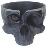 AXICIR Skull Head Bone Crochet Yarn Bowl Holder For Crocheting Knitting Accessories 3d Printed Halloween Decor Black AXICIR