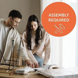 South Shore Crea Counter-Height Craft Table with Scratchproof Surface and Interchangeable Modules - 4 baskets included, Pure White South Shore