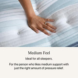 Beautyrest Harmony Lux Coral Island 13.75" Medium Twin XL Mattress - Cooling Technology, CertiPUR-US Certified Memory Foam, Supportive Pocketed Coils and Edge Support Beautyrest