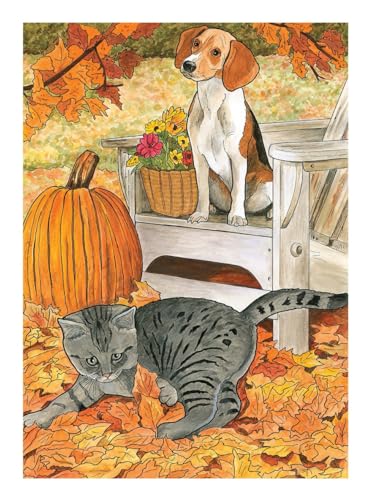 Creative Haven Lovable Cats and Dogs Coloring Book: Relax & Unwind with 31 Stress-Relieving Illustrations (Adult Coloring Books: Pets)