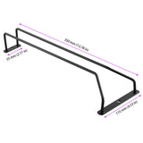 HOIGON 8PCS 14 Inch Black Wine Glass Racks, 13.8 x 4.5 x 2.2 Inch Under Cabinet Wine Glass Holders, Hanging Wine Glass Racks for Kitchen Living Room Bar Restaurants Wine Glass Storage Display HOIGON