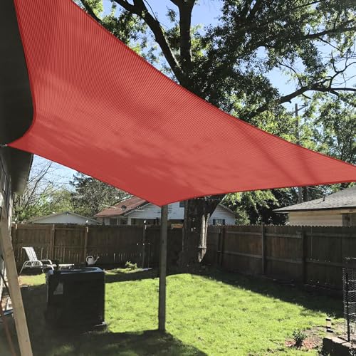 TANG Sunshades Depot 12' x 18' U-V Block Sun Shade Sail Perfect for Outdoor Patio Garden Pergola Gazebo Canopy Deck Playground Preschool Heavy Duty - WoodArtSupply