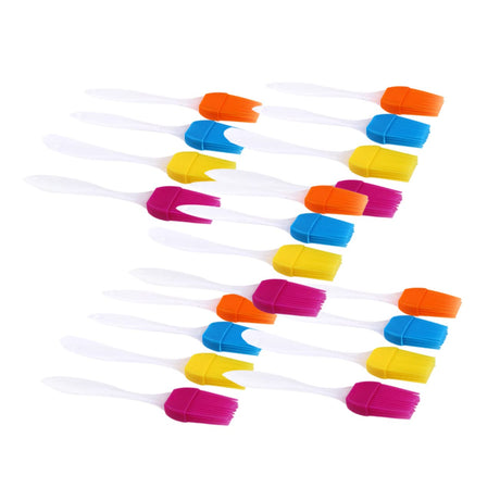 CIYODO 20 Pcs Silicone Basting Brush Basting Brush for Cooking Baking Brush Cooking Utensil Sauce Brush for Grill Bbq Basting Brush Marinade Brush Bbq Basting Pastry Brush CIYODO
