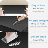 2 Pack Black Desk Dividers for Students, Privacy Shields Folder for Students, Durable & Waterproof Plastic Study Board, Classroom Teacher Supplies Test Divider, Includes Extra Labels Bcabo