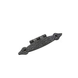 Pastlla 10pcs Cabinet Hinge Antique H Hinges Cold Rolled Steel Flat Hinges Decorative Hinges Hardware for Cabinet Cupboard Jewelry Box Door Black 3.5 Inch Pastlla