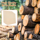 16 Pcs Baltic Birch Plywood 1/8" Plywood Sheets 12" x 12" Inch Thick Birch Unfinished Wood for Arts and Crafts, DIY Projects, Drawing, Painting, Laser, Wood Engraving ACXFOND