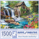 Bits and Pieces Jigsaw Puzzles for Adults 1500 Pieces - The Old Mill Bits and Pieces