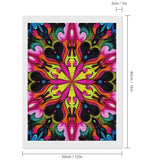TZTTZT Diamond Art Kits for Adults - Vibrant Kaleidoscope Pattern Art Diamond Painting Kits for Adults Beginner, Frameless Diamond Painting Craft for Home Wall Decor TZTTZT