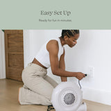 Pink Rainbow Bounce House 8x8 PLAYSMOL