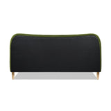 Jennifer Taylor Home Roman Curved Headboard Performance Velvet Upholstered Modern Platform Bed Frame Jennifer Taylor Home