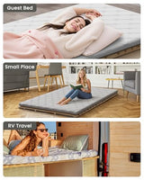Meulbaty Bed Plate, Guest Tatami Bed Frame,Japanese Tatami Mat, Foldable Wood Slatted Floor Bed Frame for Futon Mattress, Breathable Moisture-Proof Floor Sleep Bedding (Full) Meulbaty