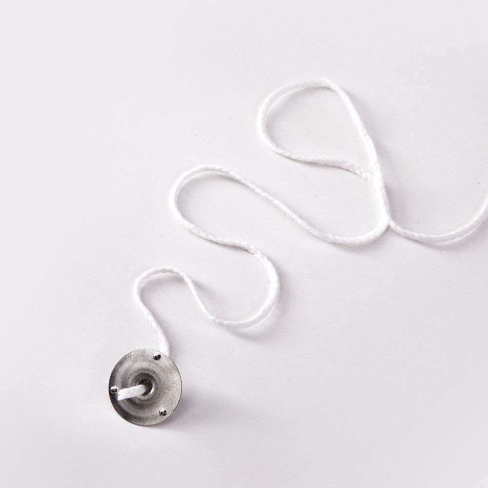 EricX Light 200pcs 20mm Metal Candle Wick Sustainer Tabs,for Candle Making,Candle DIY EricX Light