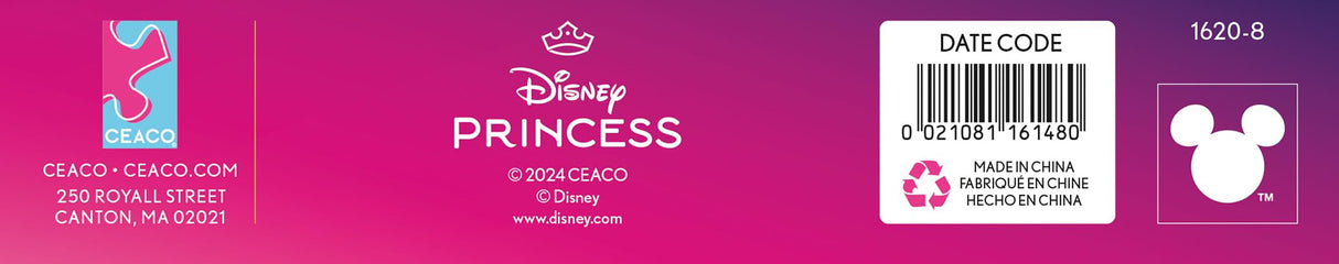 Ceaco - Disney - Princess Collage - Glitter Puzzle - 100 Piece Jigsaw Puzzle Ceaco