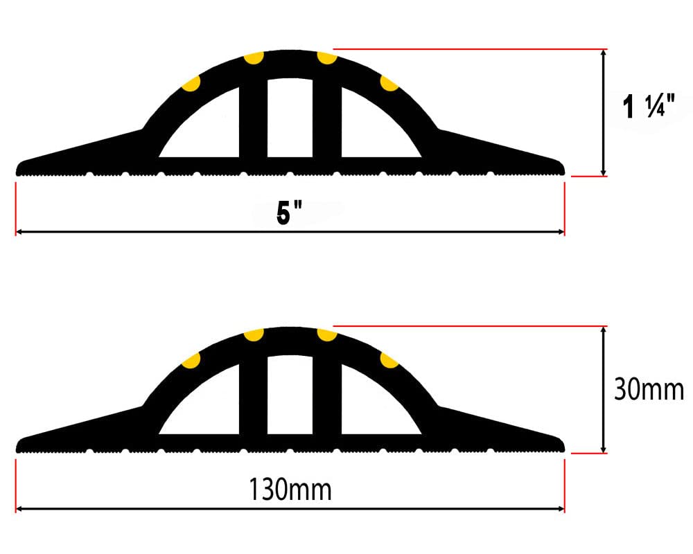 1 ¼” High Garage Door Threshold Seal Kit 10'3" Length | Flexible PVC | Complete Kit Includes 1 Adhesive | GaraDry GARADRY