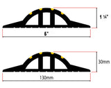 1 ¼” High Garage Door Threshold Seal Kit 10'3" Length | Flexible PVC | Complete Kit Includes 1 Adhesive | GaraDry GARADRY