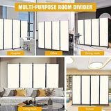 Room Divider 6FT Portable Room Dividers and Folding Privacy Screens, 88'' W Fabric Divider for Room Separation, 4 Panel Partition Room Dividers Freestanding Wall Divider Screen for Dorm Studio Office HOMSCREENER