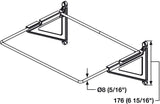 TAG Hardware Premium Tilt-Out Hamper with Removable Black Nylon Bag(s) (18" WIDE WITH 1 LARGE BAG) Kitchen Inventions
