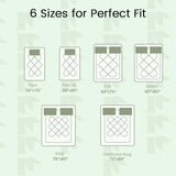 Mattress Topper Queen Size Mattress Pad,Viscose Made from Bamboo Mattress Cover,Pillow Top Mattress Topper for Back Pain Relief,Waterproof,Soft Mattress Pad(60x80 inch, White) QUIETSEA