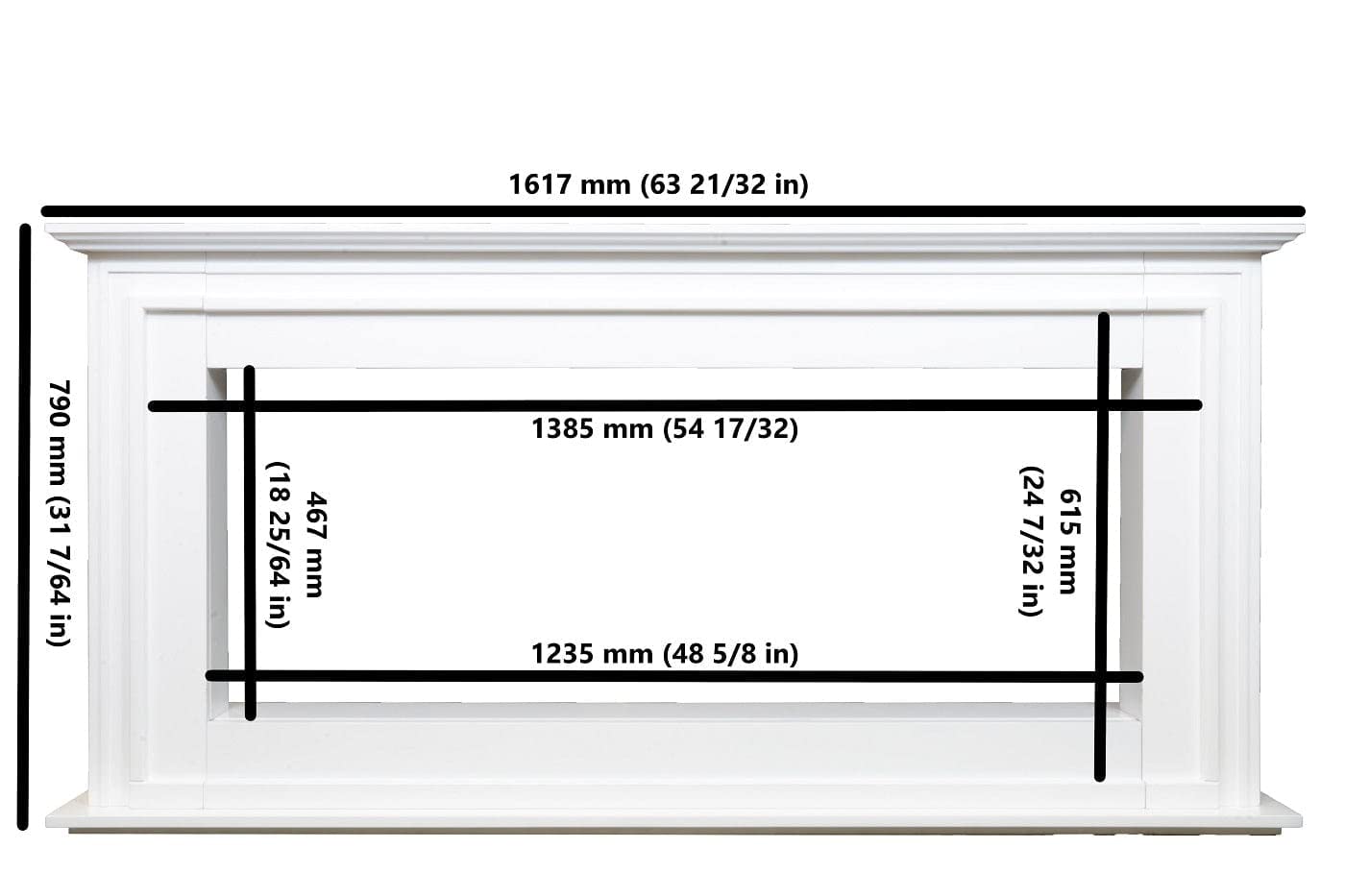 Touchstone Sideline Elite 50-inch Smart Electric Fireplace with Surround Mantel