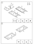 MEZHI Under Sink Vanity Cabinet Bathroom Double Door Shelf Cupboard Basin Organizer MEZHI
