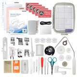 Brother SE2000 5" x 7" Combo Embroidery & Sewing Machine with Deluxe 130 Thread Spools & Accessories