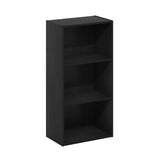 Furinno Luder 3-Tier Open Shelf Bookcase, Blackwood Furinno
