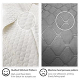 HORIMOTE HOME Cream Quilt Twin Size, Lightweight Quilt for Summer Ultra-Soft Microfiber Modern Style Quilted Clouds Pattern Bedspread Quit Set 2 Pieces (1 Quilt and 1 Pillow Sham) HORIMOTE HOME