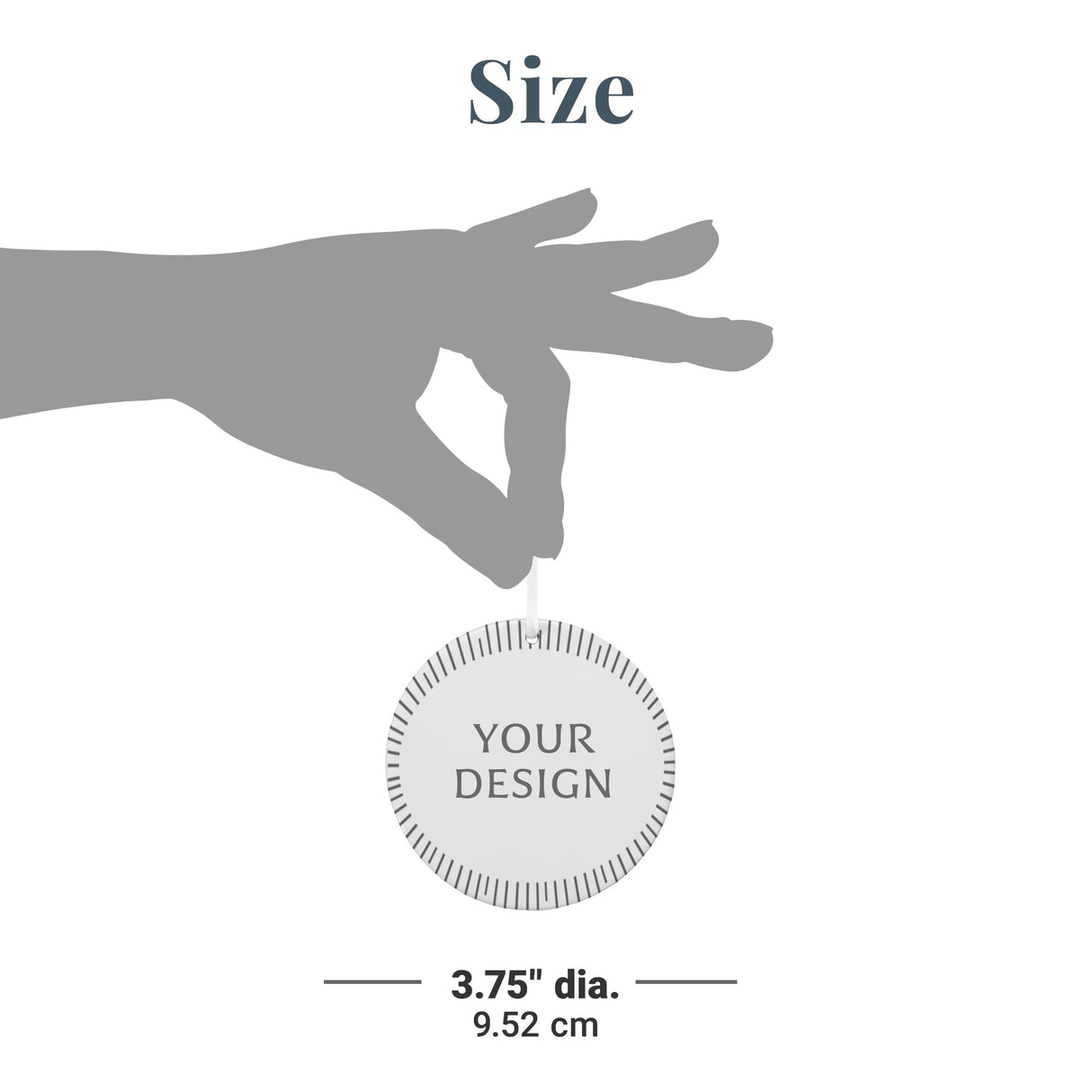 Let's Make Memories Personalized Photo Ornament - Customize with Photo - Round Keepsake Ornament for 2023 Let's Make Memories